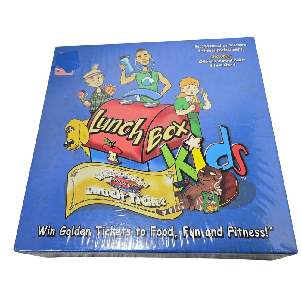 2013 LunchBox Kids Board Game‎ Healthy Food Fitness Educational Activity Sealed